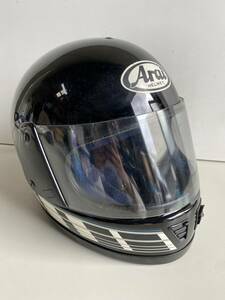 ⑫t703◆Arai アライ◆ヘルメット HELMET T8133 1982規格 90年5月30日 ANSI STD.Z90.1-1971 サイズ 55-56cm バイク用品 フルフェイス