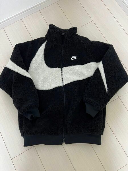 Lサイズ【早い者勝ち！】NIKE BIG SWOOSH BOA JACKET 黒