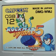 コ143 ロックマンワールド5 ROCKMAN WORLD 5 GAMEBOY ゲームボーイ Nintendo 任天堂 ゲームソフト カセット 箱無し ソフトのみ_画像2
