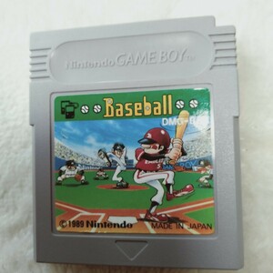 コ157 Baseball ベースボール 1989年 GAMEBOY ゲームボーイ Nintendo 任天堂 ゲームソフト カセット 箱無し ソフトのみ