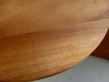 ぬA6 アカシア カッティングボード ハンドル付き まな板 木製 天然木 丸 BAROQUE 500×350×20㎜_画像5