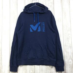 MENs M ミレー スウェット フーディー SWEAT HOODIE パーカー プルオーバー MILLET MIV7888 ネイビー系