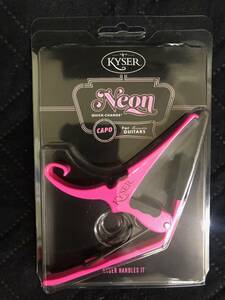 カイザー　カポタスト　KYSER　NEON　CAPO　KG6NPA　ネオンピンク