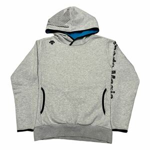 DESCENTE デサント バレーボールスウェットパーカー グレー S