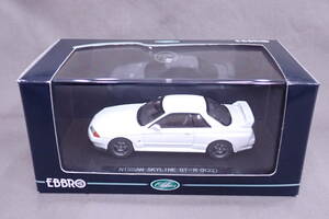 EBBRO Oldies NISSAN SKYLINE GT-R R32 WHITE 760 1/43 エブロ 日産 スカイライン ミニカー Z01149