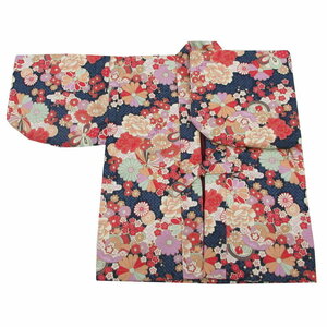 新品 日本製 110cm 綿入れ半天 子供用 女の子 yuzen cotton hanten ちゃんちゃんこ 袢天 半天 半纏 made in japan.