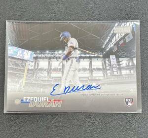 2023 Topps Stadium Club Ezequiel Duran Rangers RC Auto SCBA-ED MLB