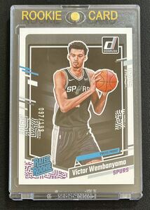 2023-24 Donruss NBA Victor Wembanyama Spurs RC 199枚限定 Press Proof Purple Rated Rookie #220 Basketball