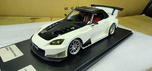 希少 onemodel 1/18 ホンダ S2000 J’s racing Street version ホワイト ストリート バージョン ワンモデル　one model