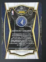 2020-2021 Panini Select NBA Basketball Anthony Edwards premier Level Rookie Card_画像2