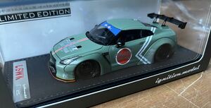 1/43 イグニッション モデル　LB ワークス　ゼロ　ファイター　ニッサン GT-R R35 東京オートサロン 2015 　IG 2268 2257 　難あり