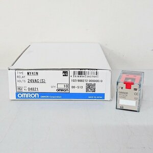 《G00724》OMRON (オムロン) MY4IN 24VAC(S) パワーリレー 【10個入り】 未使用品 ▼