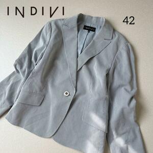 INDIVI Indivi thin jacket 42 large size spring summer formal 