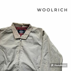 WOOLRICH｜ウールリッチ　スイングトップブルゾン　裏地チェック　ベージュ