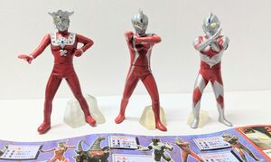 ウルトラマンレオ、セブン21.ネクサス　超戦士誕生編　3点セット、ミニブック付き、ウルトラヒーローシリーズ フィギュア ＨＧ