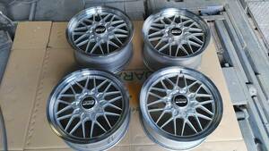 BBS RG　18インチ PCD114.3 5H 8J ＋33 9J ＋35 4本 中古