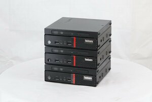 lenovo 10M2-S0AP00 ThinkCentre M715q 3台セット まとめ売り　 AMD PRO A12-9800E R7 3.10GHz■現状品