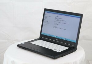 最終出品！　FUJITSU FMVA18005 LIFEBOOK A577/P　Core i3 7100U 2.40GHz 4GB ■現状品