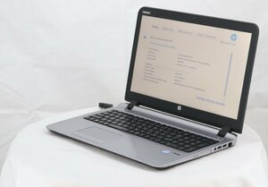 hp ProBook 450 G3 -　Core i3 6100U 2.30GHz 4GB ■現状品