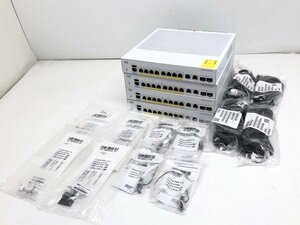 美品 CISCO C1000-8P-2G-L Catalyst 1000 Series 4台セット まとめ売り スイッチ■現状品