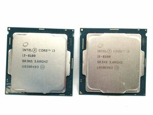 intel - CPU 計2枚セット まとめ売り i5-8500 i3-8100■現状品