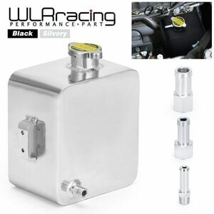 SA031:★人気　拡張水タンク & キャップ水ヘッダタンククーラントオーバーフロータンク高品質 WLR-2Lリットルポリッシュ合金ヘッダ