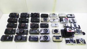 未チェック現状品★2293★カメラ まとめて 35台 ほぼフィルムカメラ コンパクトカメラ ニコン フジカ リコー キャノン CANON NIKON