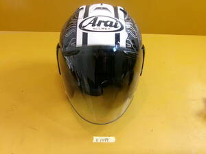 (D-1099)ARAI ジェットヘルメット SZ-RAM3 57-58cm 現状品