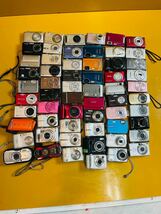 デジタルカメラ 各種 60ピースまとめ売り ※OLYMPUS FUJIFILM Nikon Canon SONY CASIO などなど 現状渡し_画像1