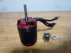 JR NHM-30-6Pブラシレスモーター3500KV ３セル 中古品