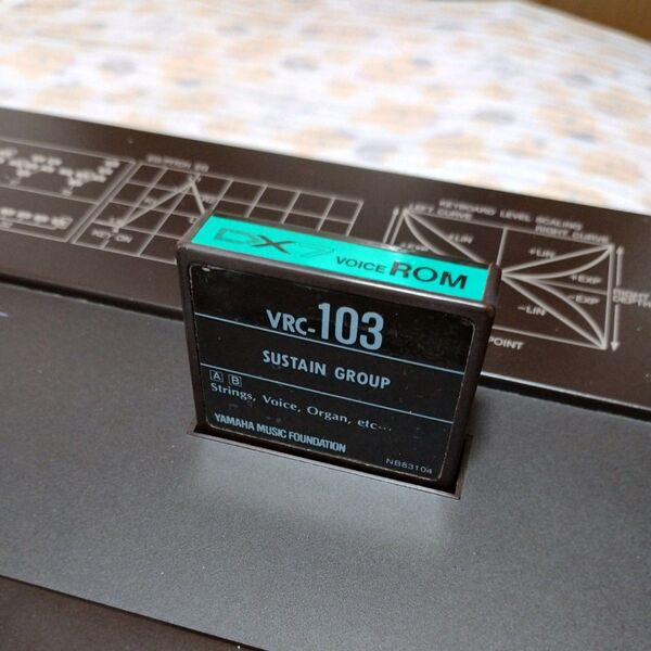 YAMAHA「 VRC-103 」DATA CARTRIDGE for DX7