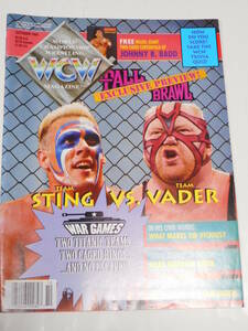 WCWマガジン1993年10月号　スティング、ベイダー、ハーレム・ヒート、バリー・ウインダム、ホーク・ウォリアー、シッド・ビシャス