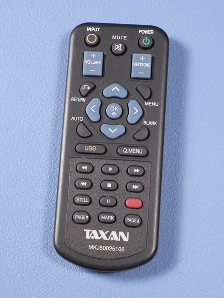 TAXAN プロジェクター用リモコン MKJ50025106 ※リモコンのみ 【匿名送料無料】