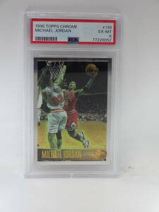 ★MICHAEL JORDAN / マイケルジョーダン 1996-97 TOPPS CHROME #139 PSA EX-MT6★