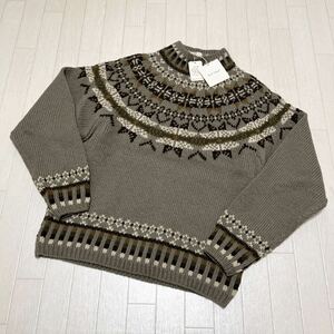  peace 218*① new goods Karl Helmut Karl hell m long sleeve knitted sweater fea i-ll men's khaki 