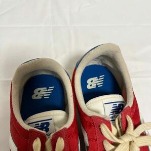 和206★ newbalance ニューバランス カジュアル スニーカー シューズ 25 メンズ レディース レッド ブルーの画像3