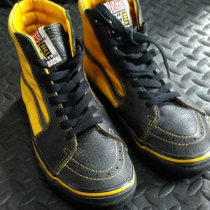 Vans90s ヴィンテージ USA製ヴァンズ SK8-HI スケートハイ ハイトップ DEAD STOCK レザー