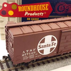 HO Round House 40' Box Car ATSF SantaFe El Capitan 鉄道模型 KATO 天賞堂 TOMIX