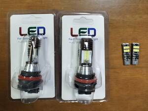 PCX125 PCX150 JF28 KF12 等に！ 新型！ HS5 LED ヘッドライト 2個　ポジション用 高輝度 LED ２個セット　光色ホワイト