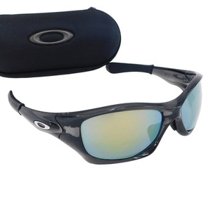 1円 ■ オークリー サングラス ブラック系 プラスチック×シリコン ピットブル 度付き OAKLEY ■E.Bmu.An-15