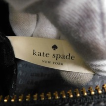 1円 ■ 極美品 ケイトスペード ショルダーバッグ ブラック×ホワイト系 ストロー お洒落 お出掛け kate spade ■E.Bmmr.jW-1_画像8