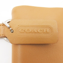 1円 ■ 極美品 コーチ ショルダーバッグ レザー ベージュ系 9458 斜め掛け 上品 ショッピング COACH ■E.Bsp.Ar-9_画像9