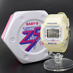 1円 ◆稼働品 極美品 CASIO カシオ Baby-G 腕時計 25周年記念モデル 海外モデル BGD-525 クオーツ ラバー◆E.Bmr.s1-31