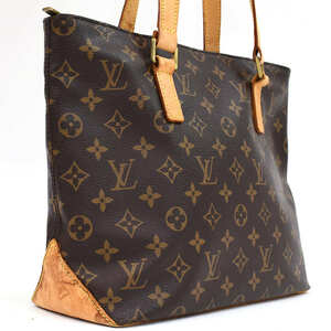 1円 ◆定価13万 LOUIS VUITTON ルイヴィトン トートバッグ カバピアノ M51148 モノグラム キャンバス ブラウン◆E.Csom.zE-24