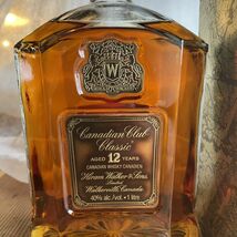 ●○旧ボトル Canadian Club Classic カナディアンクラブクラシック 12年 ウイスキー 1000ml 40% 未開栓 箱あり 古酒○●_画像4