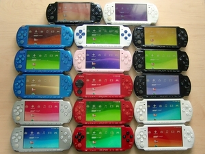 SONY　PSP 17台まとめ売り　3000番15台　2000番2台　通電・起動確認済み　バッテリーパック無し　ゆうパック(お手軽版)発送