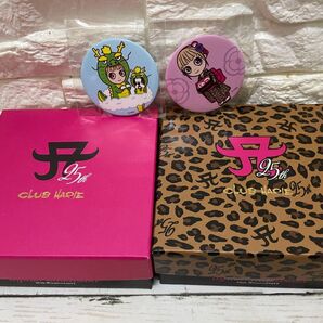 クラブハリエ 浜崎あゆみ 限定 缶バッジ 箱 2つセット