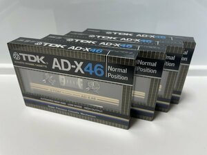 新品 未開封 希少 激レア TDK AD-X 46 カセットテープ NOMAL POSITION 昭和 レトロ ビンテージ
