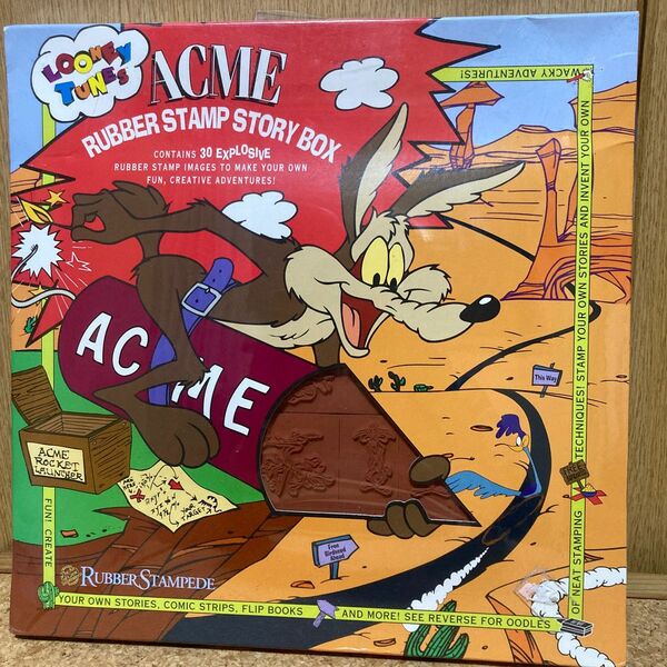 ルーニー・テューンズ　ACME RUBBER STAMP STORY BOX レア商品 Looney Tunes