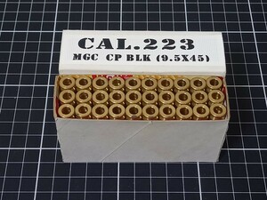 C21901 カートリッジ MGC M16 Cal.223 CP-BLK (9.5×45) 30発 美品